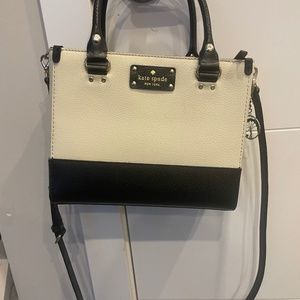 Kate Spade Crossbody Black & White (Cream) Purse